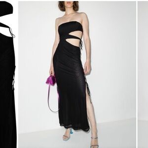 Rotate by Birger Christensen Malena cut-out maxi dress